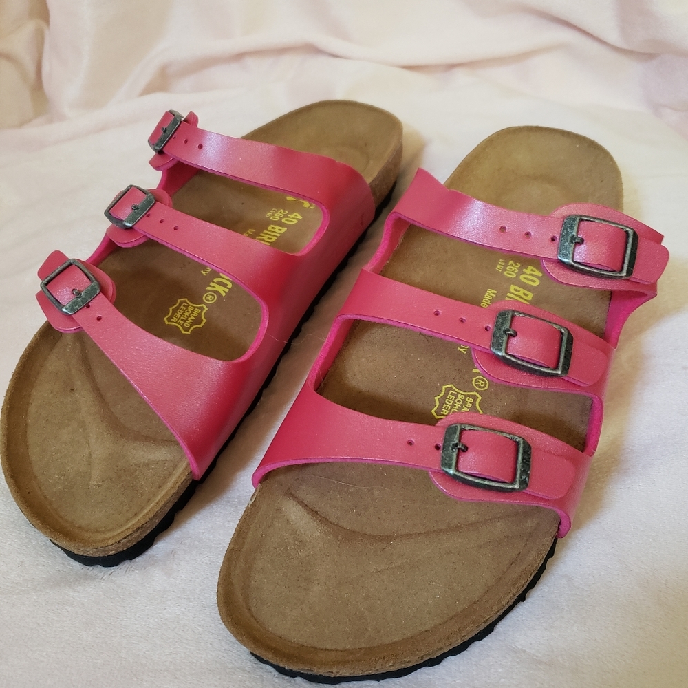 New Metallic Pink Birkenstock size 11